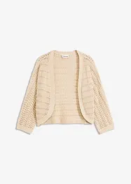 Bolero in Häkel-Optik, halbarm, bonprix