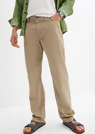 Regular Fit Twillhose aus reiner Baumwolle, Straight, bonprix