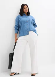 Oversized Jeanshemd aus Bio-Baumwolle, bonprix