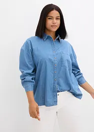 Oversized Jeanshemd aus Bio-Baumwolle, bonprix