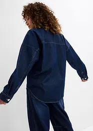Oversized Jeans-Overshirt aus Bio-Baumwolle, bonprix