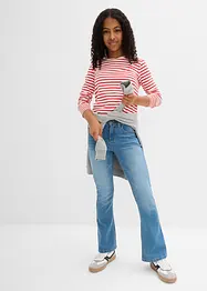 Flared-Jeans Mid Waist, bonprix
