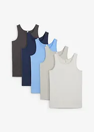 Unterhemd mit weicher Baumwolle (5er Pack), bonprix
