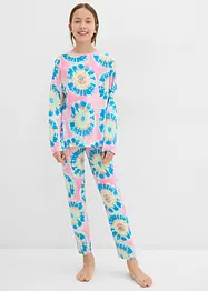 Pyjama + Shorty mit weicher Bio-Baumwolle (4-tlg. Set), bonprix