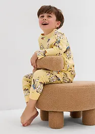 Pyjama aus reiner Bio-Baumwolle (4-tlg. Set), bonprix
