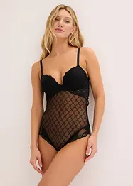Body mit zierendem Mesh, bonprix