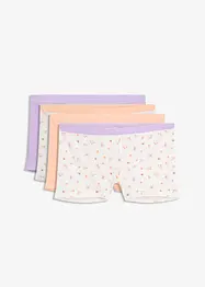 Damen Boxer (4er Pack) mit komfortabler Baumwolle, bonprix