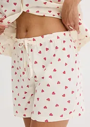 Shorty aus Flammgarn, oversized, bonprix