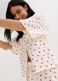 Shorty aus Flammgarn, oversized, bonprix