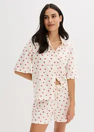 Shorty aus Flammgarn, oversized, bonprix