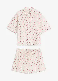 Shorty aus Flammgarn, oversized, bonprix