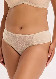 Brazilslip mit blumiger Stickerei, bonprix