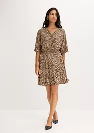 Jerseykleid in Wickeloptik aus Viskose-Mix, bonprix