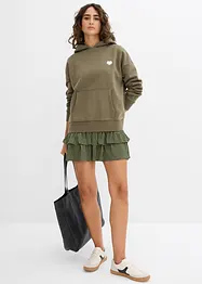 Oversize Hoodie aus weichem Baumwoll-Mix, bonprix