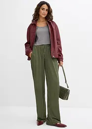 Jersey-Hose aus strukturiertem Crêpe, bonprix