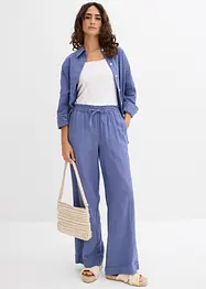 Oversize-Hemd aus luftigem Musselin, bonprix