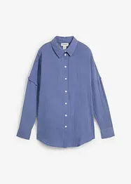 Oversize-Hemd aus luftigem Musselin, bonprix