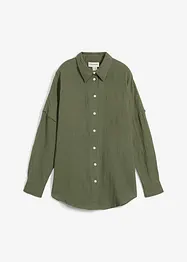 Oversize-Hemd aus luftigem Musselin, bonprix