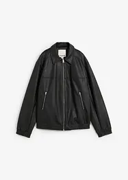 Oversize Lederimitat-Jacke, bonprix