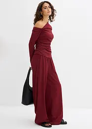 One-Shoulder-Shirt aus strukturiertem Crêpe, bonprix