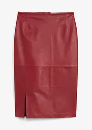 Lederrock mit Schlitz, bonprix