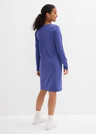 Jerseykleid aus elastischem Bio-Baumwoll-Mix (2er Pack), bonprix
