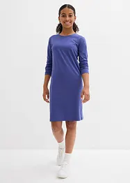 Jerseykleid aus elastischem Bio-Baumwoll-Mix (2er Pack), bonprix