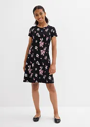 Jerseykleid aus elastischem Bio-Baumwoll-Mix, bonprix