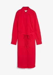 Hemdblusenkleid mit Seidenanteil, bonprix