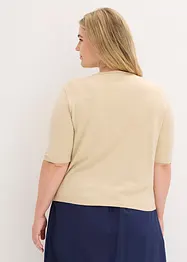 Feinstrickjacke mit kurzen Ärmeln, bonprix
