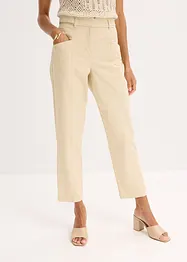 Satinhose mit Tapered Fit, bonprix