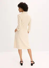 Hemdblusenkleid aus Punto di Roma, bonprix