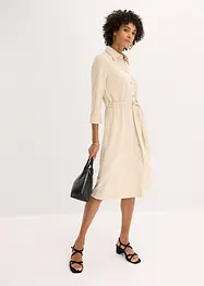 Hemdblusenkleid aus Punto di Roma, bonprix