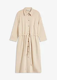 Hemdblusenkleid aus Punto di Roma, bonprix