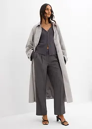 Bundfaltenhose in leichter Barrelform, bonprix