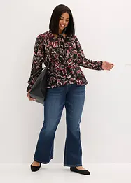 Schluppenbluse aus Chiffon, bonprix