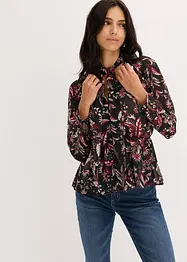 Schluppenbluse aus Chiffon, bonprix