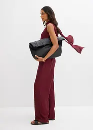 Schlupfhose aus strukturiertem Viskose-Mix, bonprix