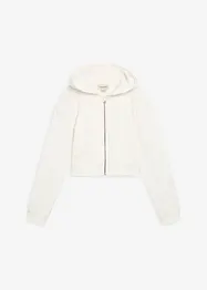 Kapuzen-Sweatjacke aus reiner Bio-Baumwolle, bonprix