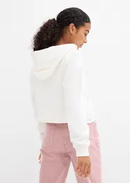 Kapuzen-Sweatjacke aus reiner Bio-Baumwolle, bonprix
