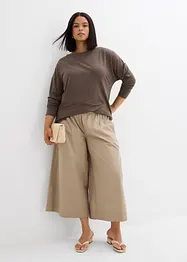 T-shirt manches longues en viscose extensible, bonprix