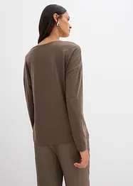 Langarmshirt aus Viskose-Mix, bonprix