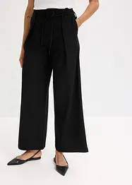 Bundfaltenhose mit Bindeband, bonprix