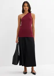 Off-Shoulder Stricktop aus Viskose-Mix, bonprix