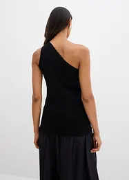 Off-Shoulder Stricktop aus Viskose-Mix, bonprix