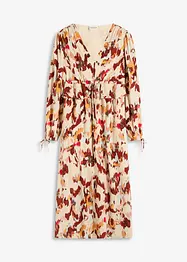 Bedrucktes Midikleid mit Lurex, bonprix