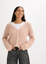 Ajour-Strickjacke, bonprix