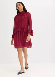 Chiffonkleid mit Volants, bonprix