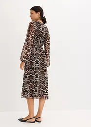 Midikleid aus softem Mesh, bonprix