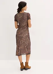 Midikleid aus softem Mesh, bonprix